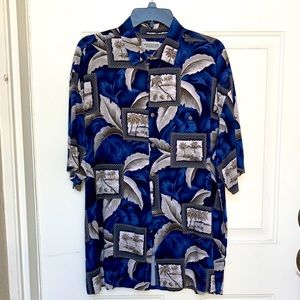 MENS TROPICAL PRINT SHIRT XL